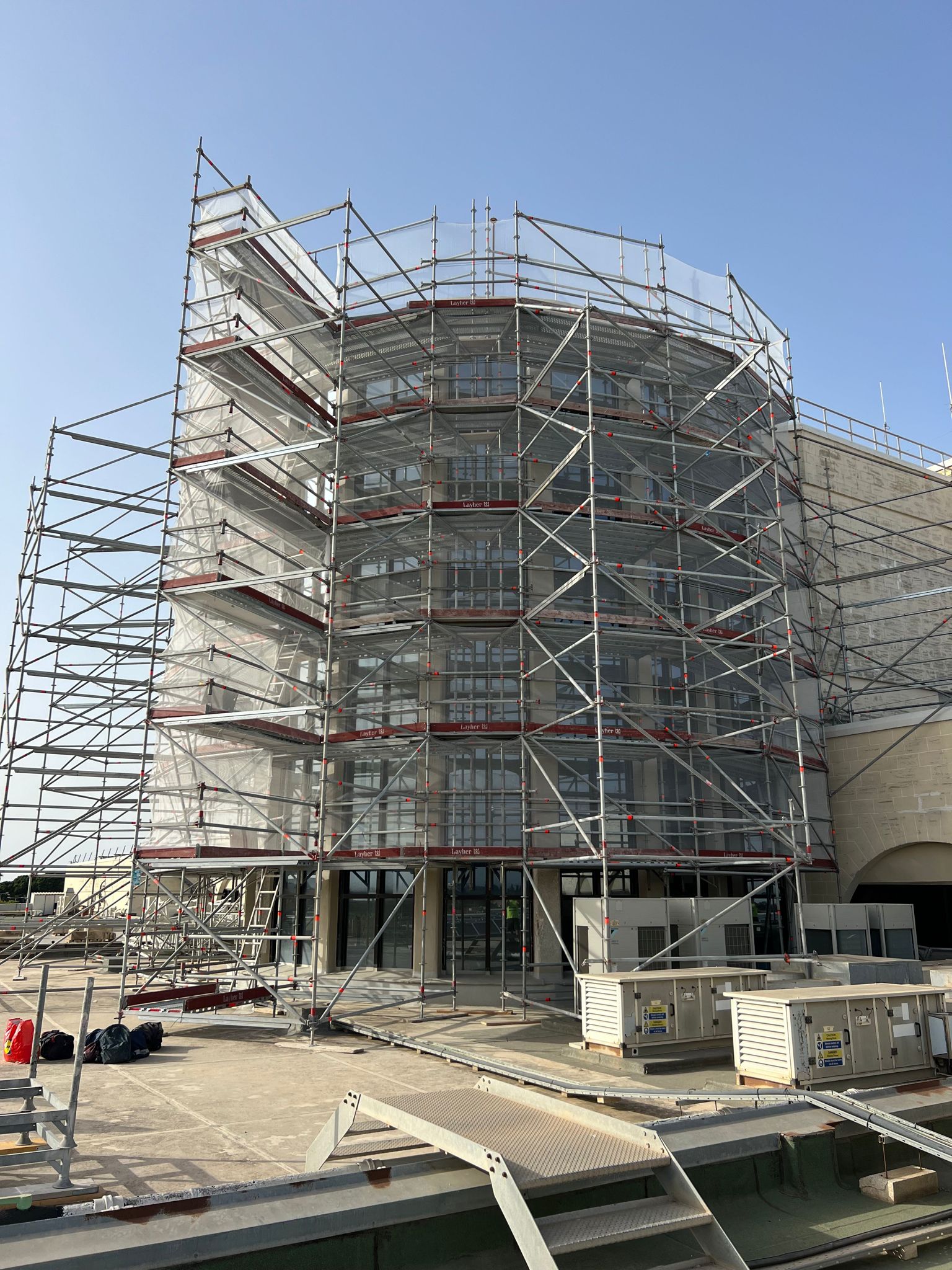 Malta International Airport – Scaffolding access